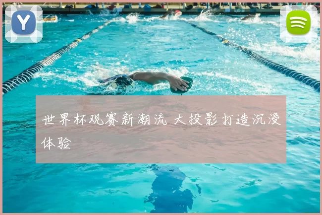 世界杯观赛新潮流 大投影打造沉浸体验