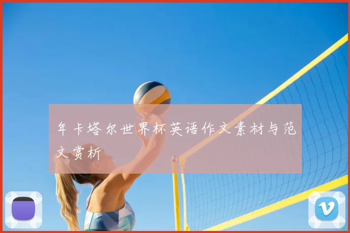 年卡塔尔世界杯英语作文素材与范文赏析